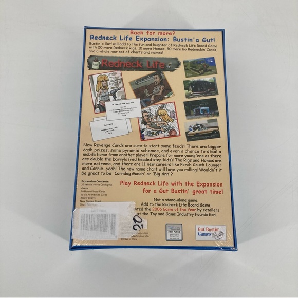 Redneck Life Expansion Pack Bustin A Gut Add On Charts Rigs Homes Cards New Gift - Picture 2 of 6